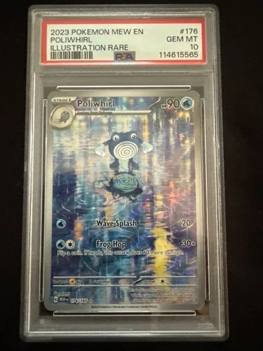 2023 Pokemon Scarlet & Violet 151 - Poliwhirl #176/165 PSA 10 Gem Mint *ENGLISH*