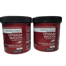 (2) SoftSheen Carson Optimum Smooth Multi Mineral Relaxer Super Strength Step 2