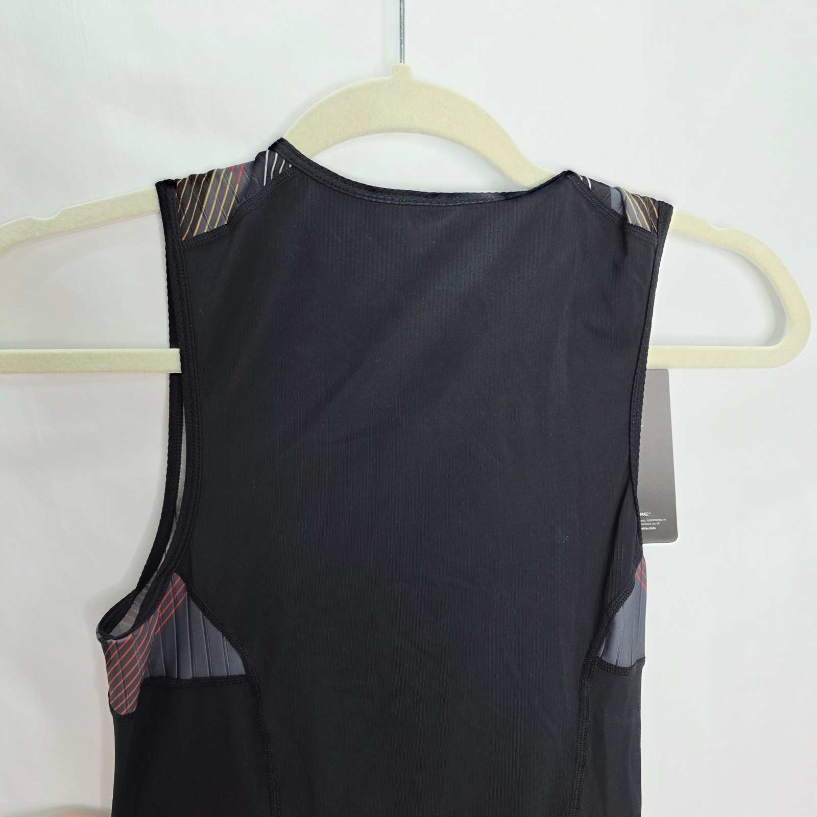 Mens Black Triathlon Tri Suit 2 Big Side Pockets Triathlon Racing Suit Front Zip