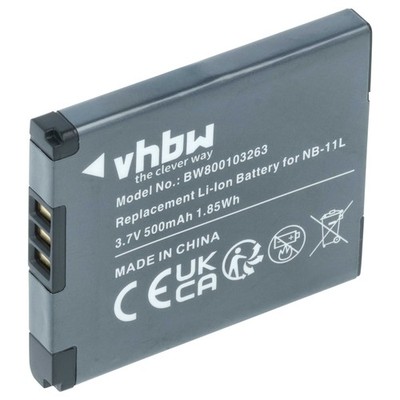 Akku für Canon IXUS 185 165 155 160 150 245 HS 240 HS 190 170 157 500mAh 3,7V