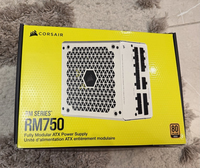 Corsair RM750 750W Fully Modular ATX Power Supply, 80 PLUS Gold, White