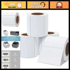3x2" Direct Thermal Barcode Labels - 4 Rolls for Rollo  Zebra Printers, Address