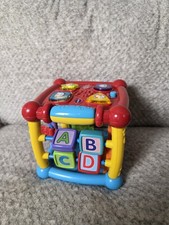 VTech Busy Learners Activity Cube Baby Toddler Learning Toy Lights Sounds