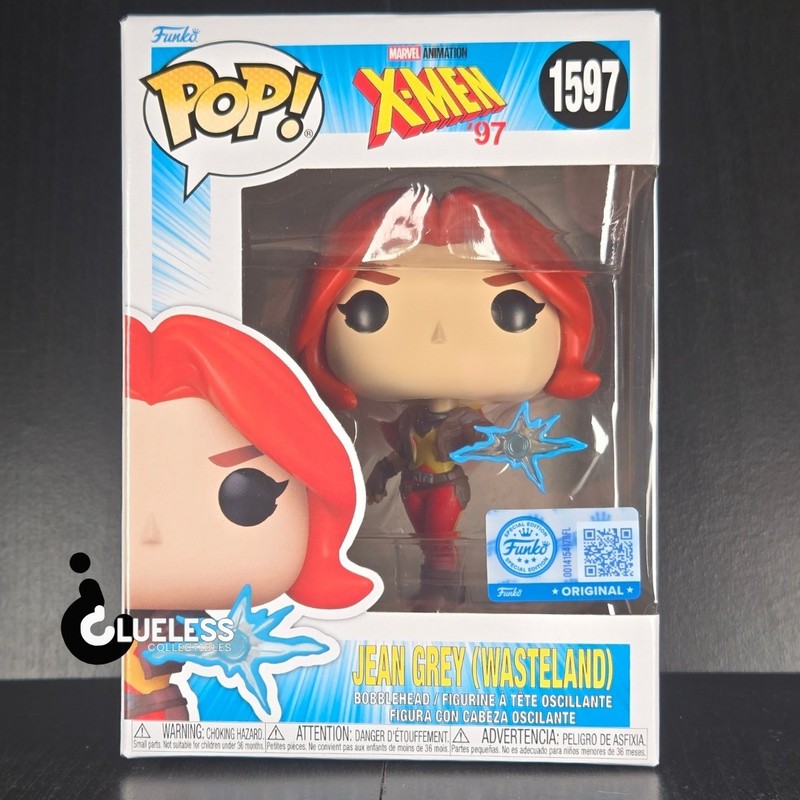 Funko Pop! X-Men '97 Jean Grey (Wasteland) #1597 And Pop Protector
