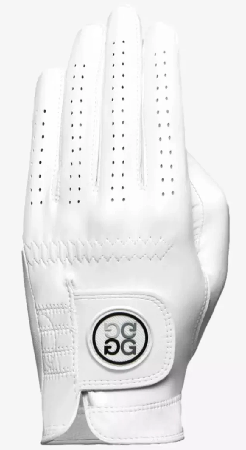 G/FORE Men's Left Hand AA Cabretta Leather Golf Glove MED/LARGE | SNOW WHITE $38