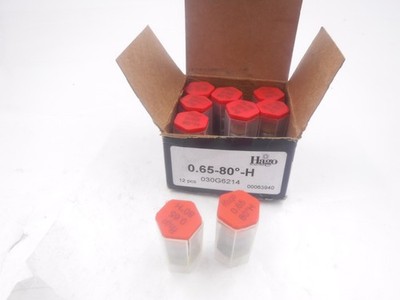 9 Pack Danfoss Hago Type H 80° 0.65GPH Hollow Oil Nozzles 030G6214