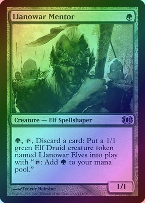 Llanowar Mentor (131) Future Sight MTG Magic the Gathering NM FOIL