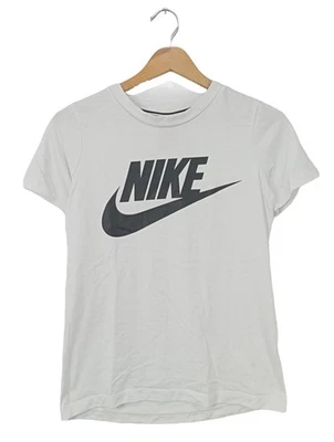 NIKE T-shirt imprimé Dames Haut T EU 34 blanc style décontracté - Photo 1/4