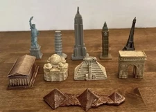 Miniature Famous World Structures Play set Diorama Building See Description