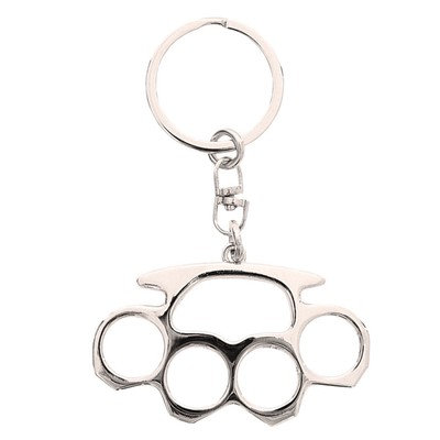 Schlüssela nhänger Schlagring aus Metall mit Schlüsselring keyholder keychain