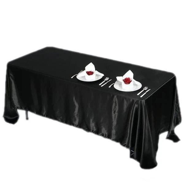 10 pcs 72x120" RECTANGLE Satin TABLECLOTHS Wedding Party Reception Linens SALE - Image 4 of 4