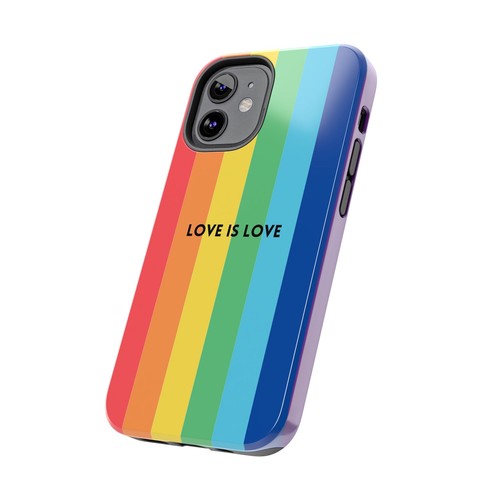 LOVE IS LOVE Colorful Love, Pride Tough Phone Case - Picture 60 of 97