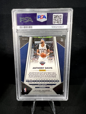 PSA10❗️ ANTHONY DAVIS RC PRIZM LOW POP. PSA10❗️ ANTHONY DAVIS RC PRIZM LOW POP.