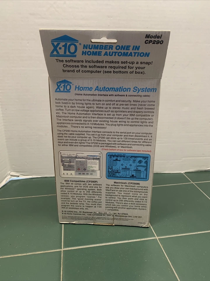 X 10 Home Automation System Interface With Software And Connecting Cable New X10 - Image 2 of 4