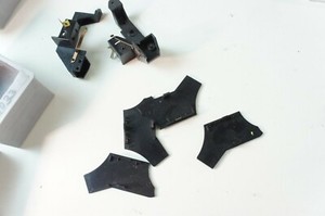 Bolex Projektor Kunststoffteile mechanische Elemente aus Werkstatt W-1828