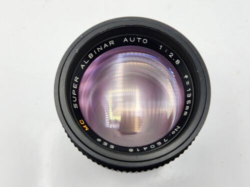 *READ* Albinar 135mm F2.8 Telephoto Prime Lens for M42 Screw Mount SLR Cameras - Picture 2 of 9