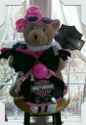 harley davidson diaper cake