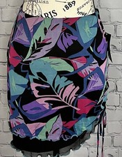 Wild Fable Women s Multicolored Cinched Stretch Lined Skirt Size Medium