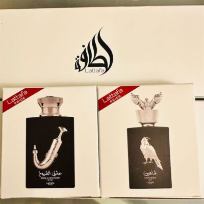 Lattafa Ishq Al Shuyukh & Shaheen Silver Bundle 20ml Sample Sprays Unisex EDP