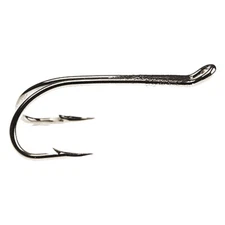 AHREX HR428S STANDARD DOUBLE SILVER HOOK - Fly Tying Salmon Steelhead Hooks NEW!