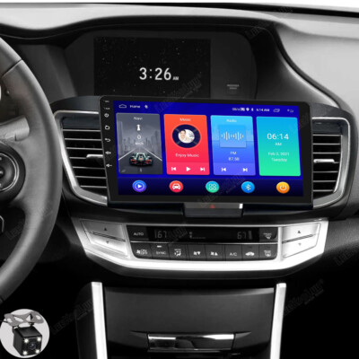 for Honda Accord IX  Car Stereo Radio Android 12.0 GPS NAVI WIFI FM RDS + Camera