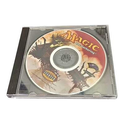 MTG Magic Computer Game Starter Level CD-Rom Disc 2000 Disc Only Great Condition