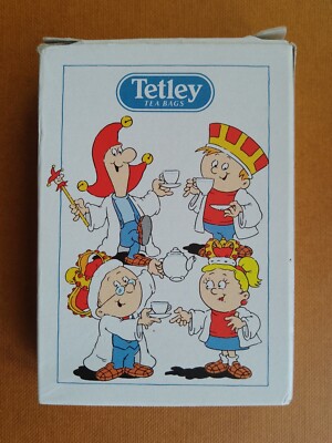 Jon Lot Vintage TETLEY Tea Advertising playing cards,+ Fox And Place Mats
