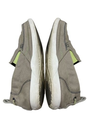 Crocs Men's Walu 11270 Canvas Slip-on Comfort Loafers Beige Shoes Size 9 EUC - Picture 9 of 10