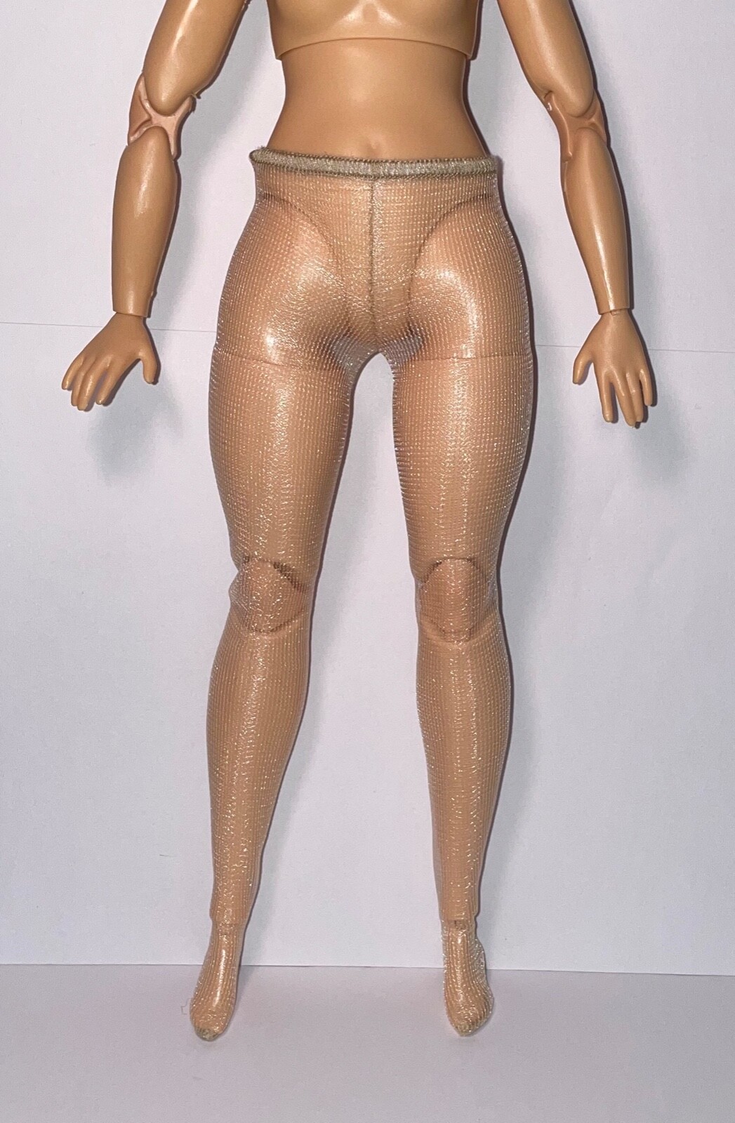 Barbie Curvy Doll Eleanor Roosevelt Fleshtone Tights Pantyho
