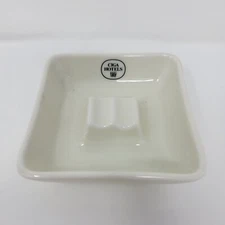 Ciga Hotels Schönwald Germany White Ceramic Ashtray Square