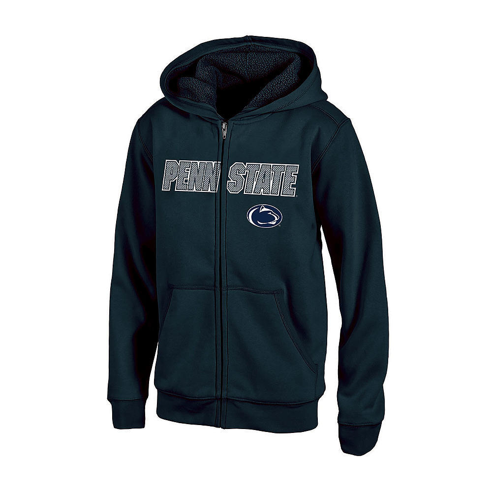 Penn State Nittany Lions NCAA Boys’ Sherpa Lined Full-Zip Hoodie Small  (6/7) NWT