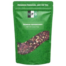 NPG Premium Sichuan Red Peppercorns 4 Oz, A Mouth-numbing Szechuan Spices