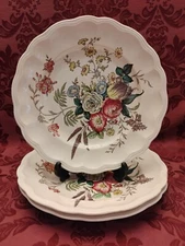 Spode Copeland Gainsborough Ceramic 10-3/4" Dinner Plates - Set of 3 - Nice!