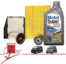 KIT TAGLIANDO SMART FORTWO COUPE 451 BENZINA 1.0 71CV 52KW DAL 01/2007 3LT MOBIL