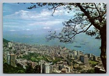 Postcard Hong Kong Aerial View Central & Western Districts 6x4 L786
