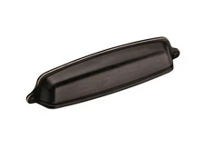 Amerock Cabinet Cup Pull Oil Rubbed Bronze 5-1/16 inch 128 mm Center-to-Center