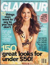 2005 JUNE GLAMOUR MAGAZINE DEBRA MESSING SMART SEXY