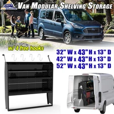 32/42/52''W Van Shelving for Transit Connect, NV200, City Express, PromasterCity