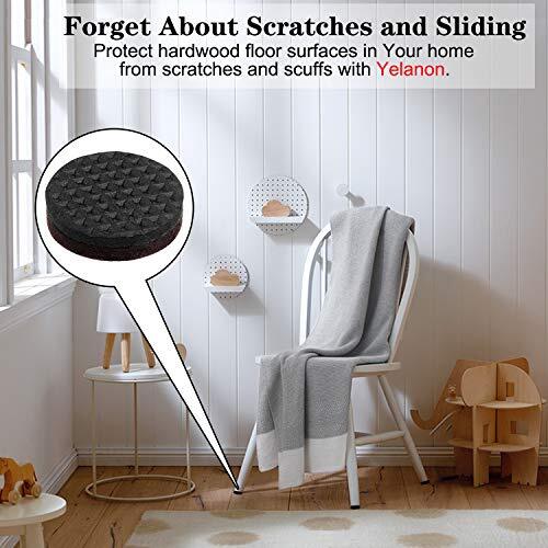 Non Slip Furniture Pads 38 Pcs1+2+3" Furniture Grippers Hardwood Floors Non Sk