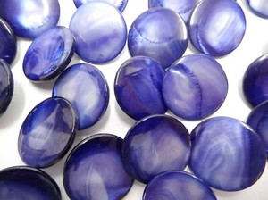 LOT-24-NOS-ABC-FRESH-WATER-BLUE-MOTHER-OF-PEARL-METAL-SHANK-BUTTONS-24MM-SHANK