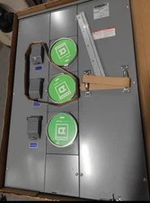 Square D MP43-200 Meter Pak, 200A 1PH, 3-gang 400A Main Buss SAME AS WEP4312