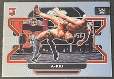 A-Kid 2022 Panini Prizm WWE Raw Debut Edition Base Rookie Card RC SP #17