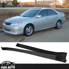 Fits 02-03 Toyota Camry 4Dr Sedan Side Skirts Vip Style - (PU)