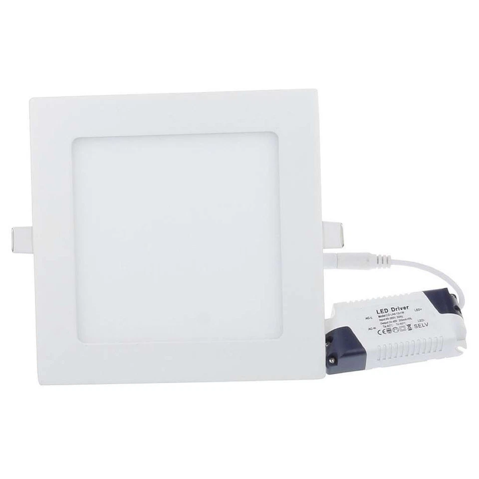 MAXI OFFERTA FARETTO LED PANNELLO SLIM 3-6-12-18-25 WATT INCASSO A MOLLA - Immagine 4 di 4