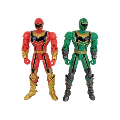 Power Rangers Jungle Fury rot & grün Actionfiguren - 2005
