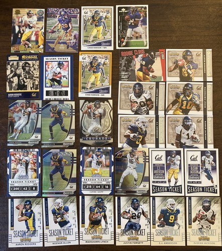 California Golden Bears RC #’d Auto Relic (58) Card Lot Rodgers Lynch Goff Allen - Picture 5 of 9