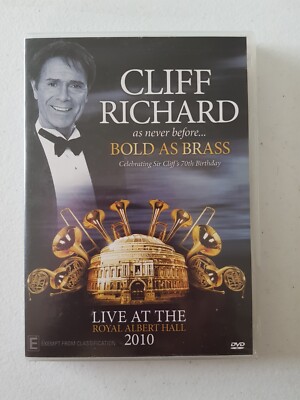 DVD - Cliff Richard Bold As Brass Region 4 E Live In Concert Royal Albert Hall