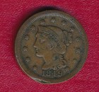 1849 Braided Hair Large Cent *Very Nice Circulated* Free Shipping!