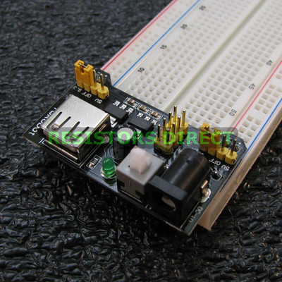 MB102 Breadboard 65pcs Jumper Wire Power Supply Prototyping Starter Kit Arduino