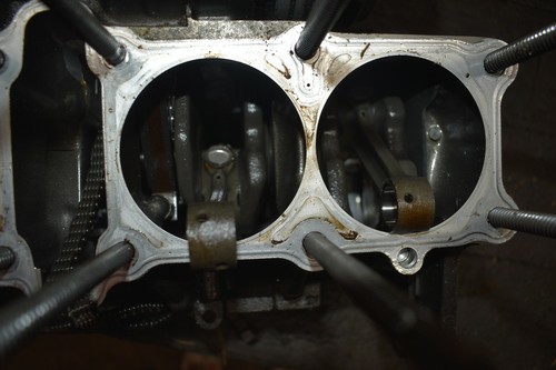 X1-12 BOTTOM ENGINE MOTOR CRANK CASES 94 HONDA CB1000 CB 1000 FR 95 FREE SHIP - Picture 6 of 12